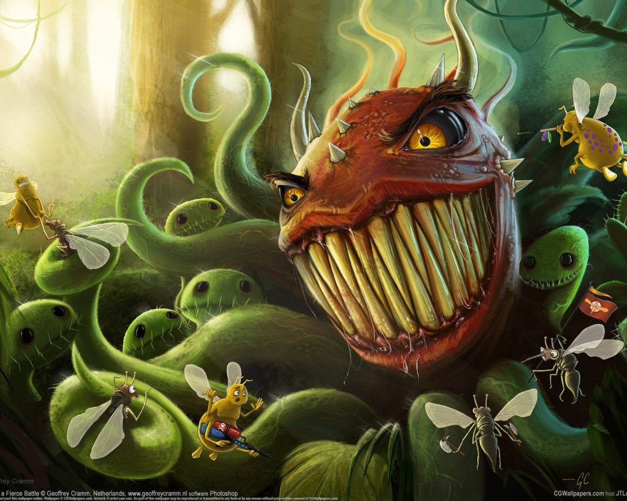 Насекомые против растений