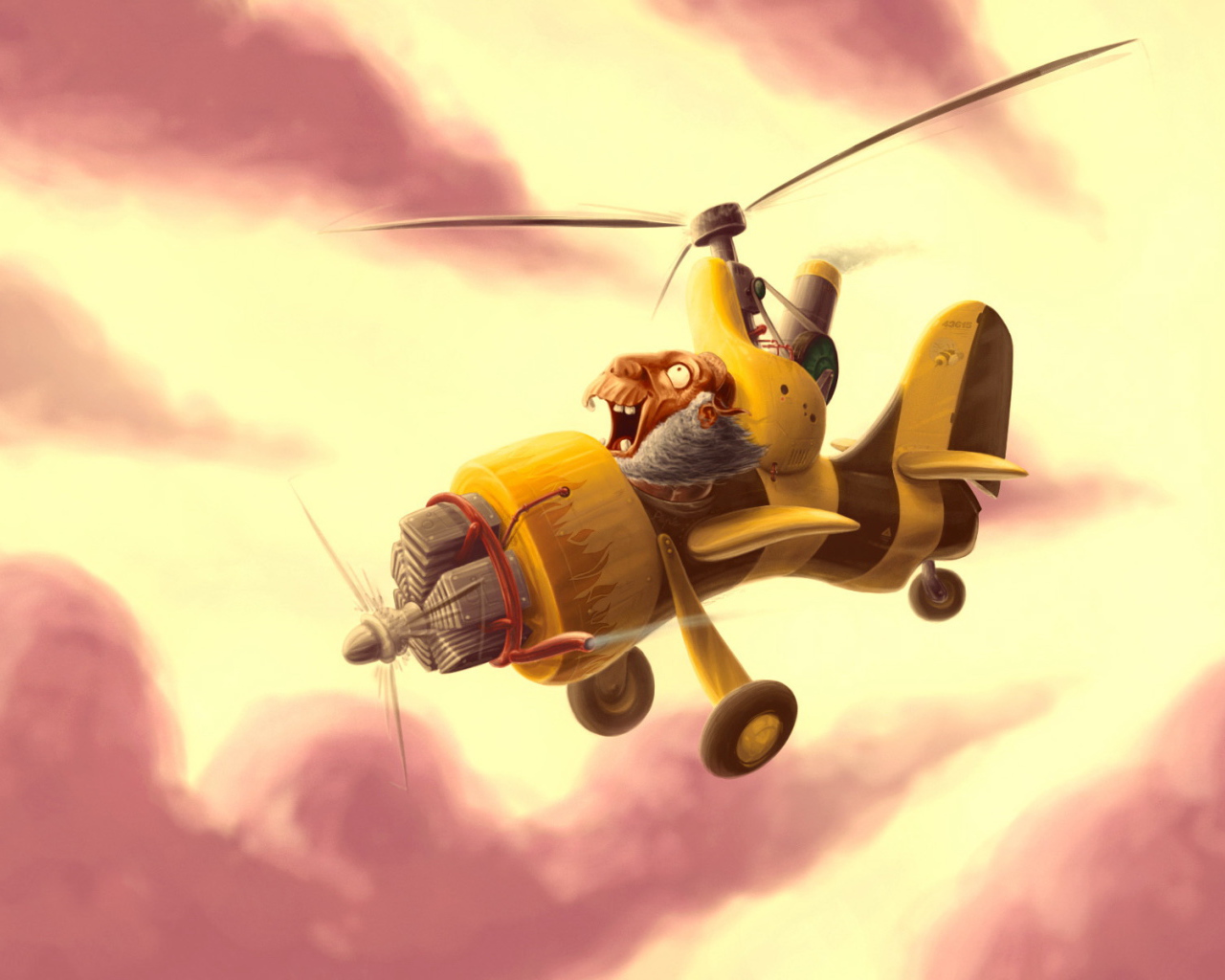 Кривой вертолет