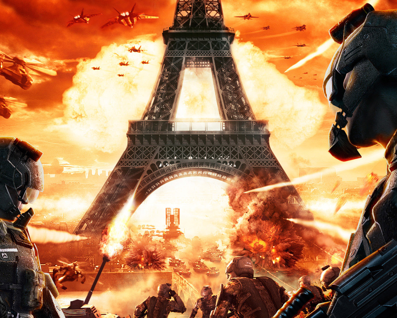 Париж в огне