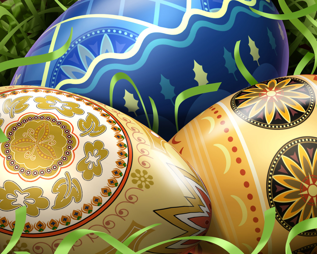 Расписные Пасхальные яйца