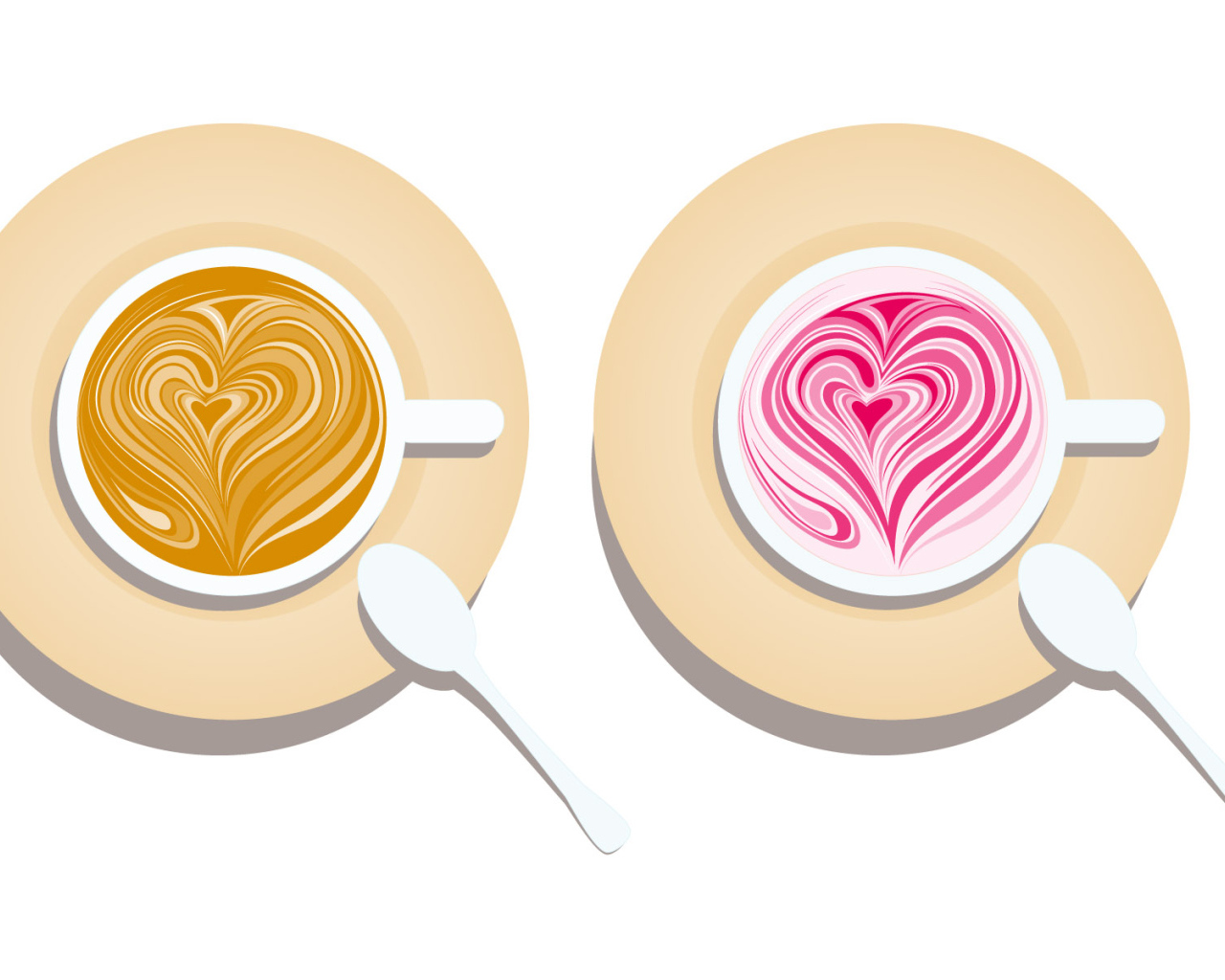 Кофейные сердечки