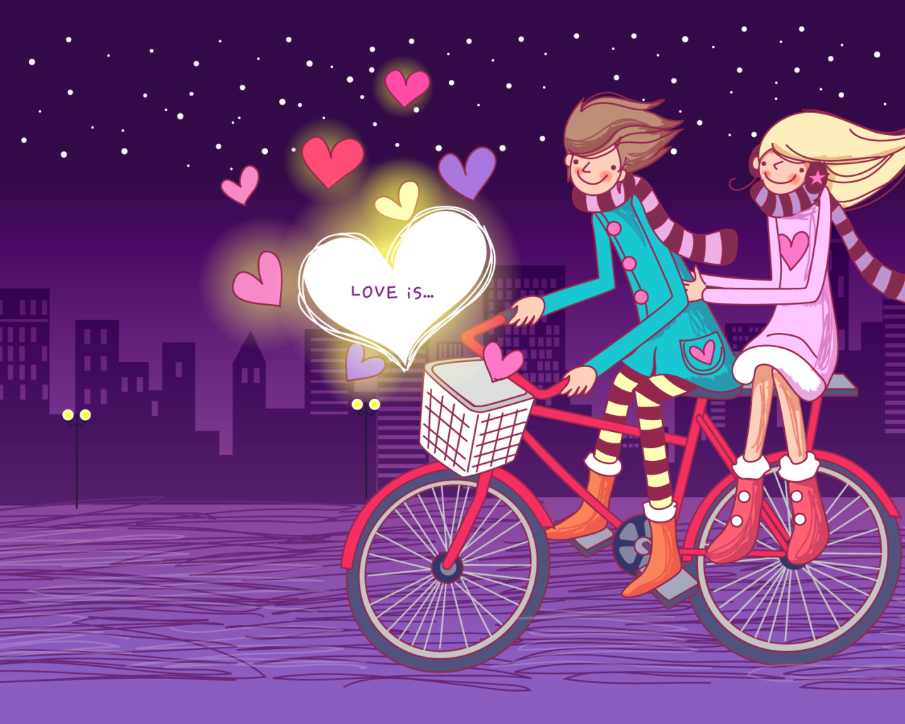 Счастливые люди в День Святого Валентина