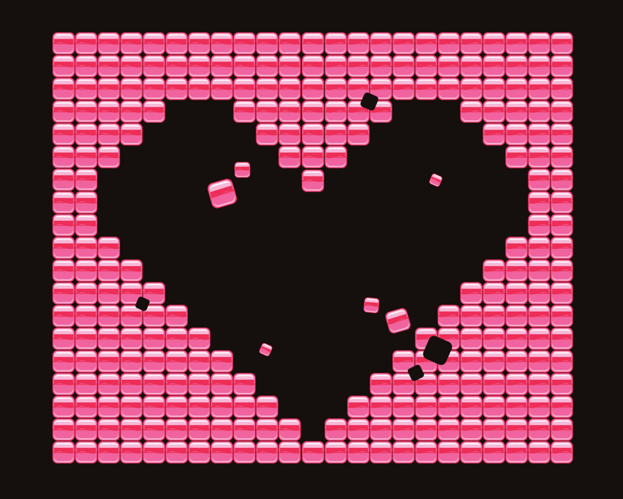 Сердце мозаика