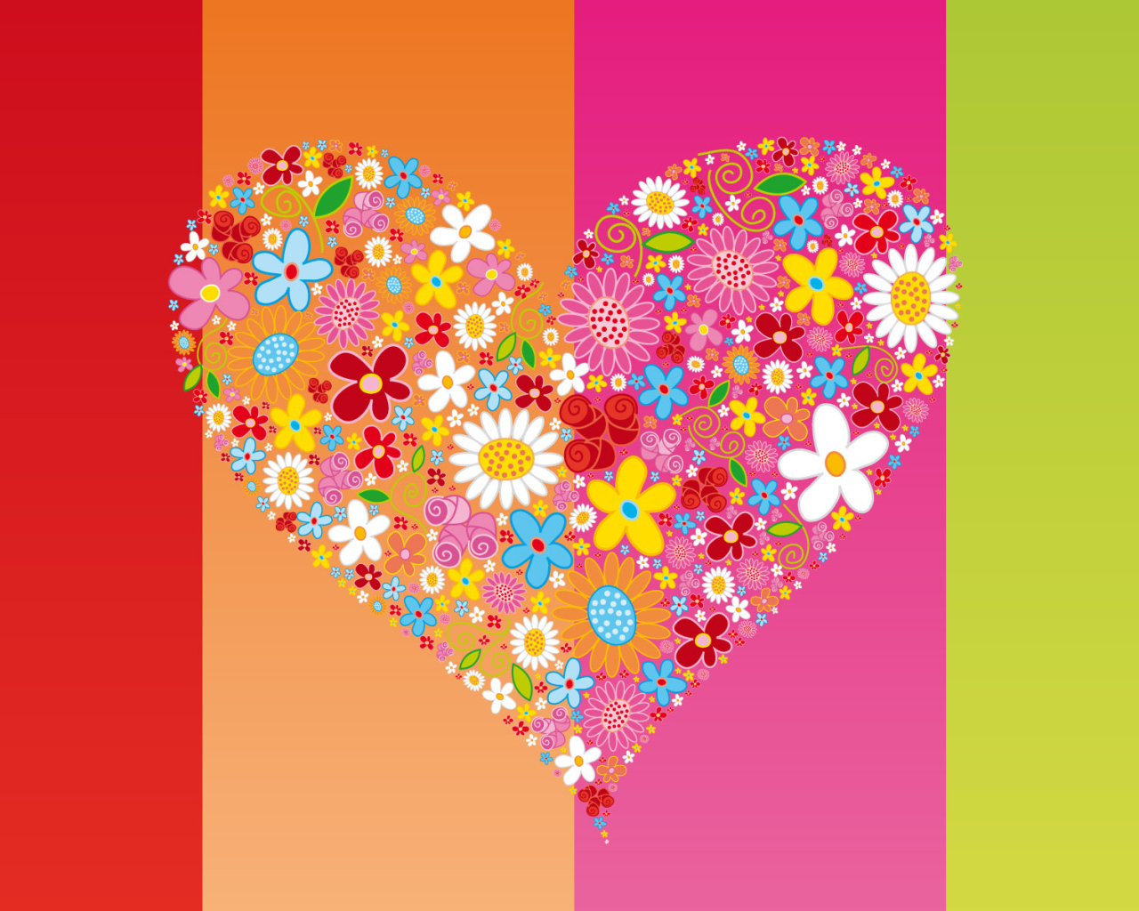 Сердечко хиппи на День Св. Валентина