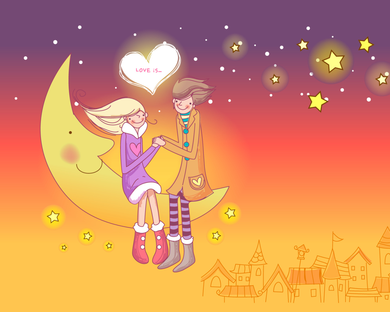 Влюбленные День Святого Валентина