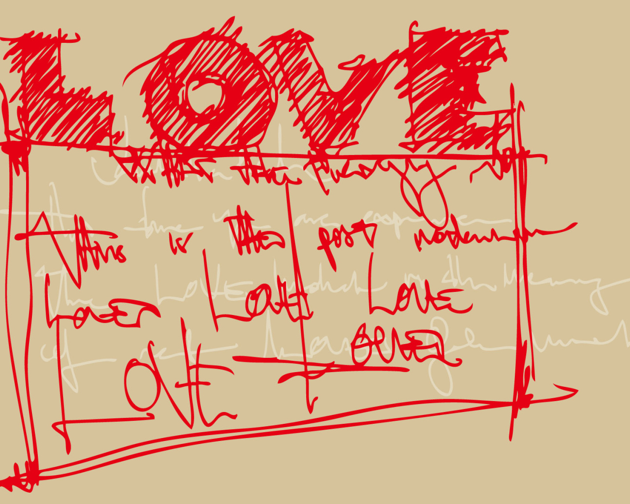 Любовь фломастером