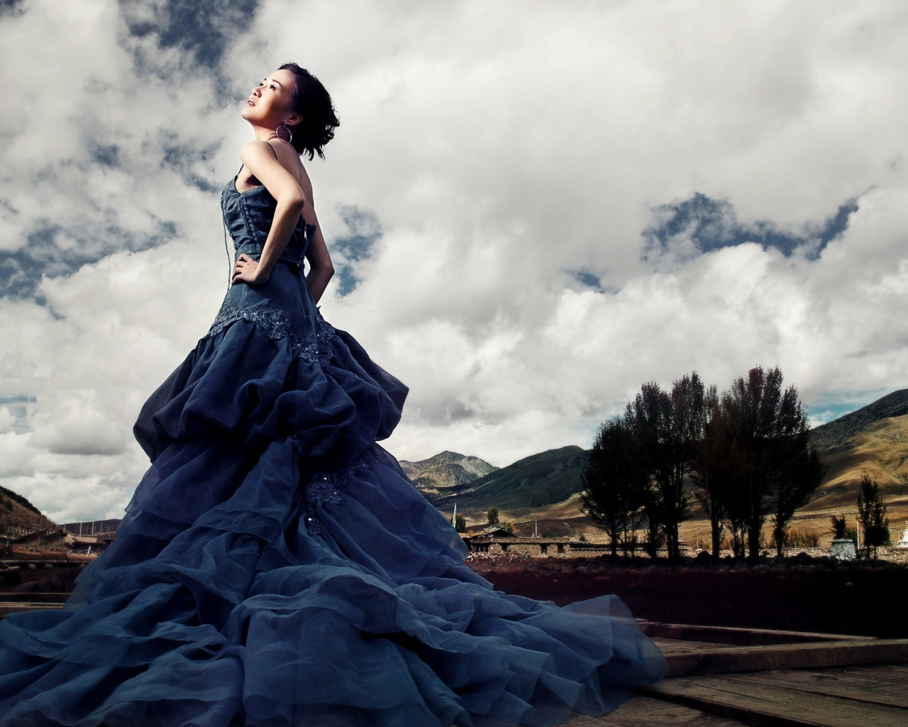 Красивая невеста