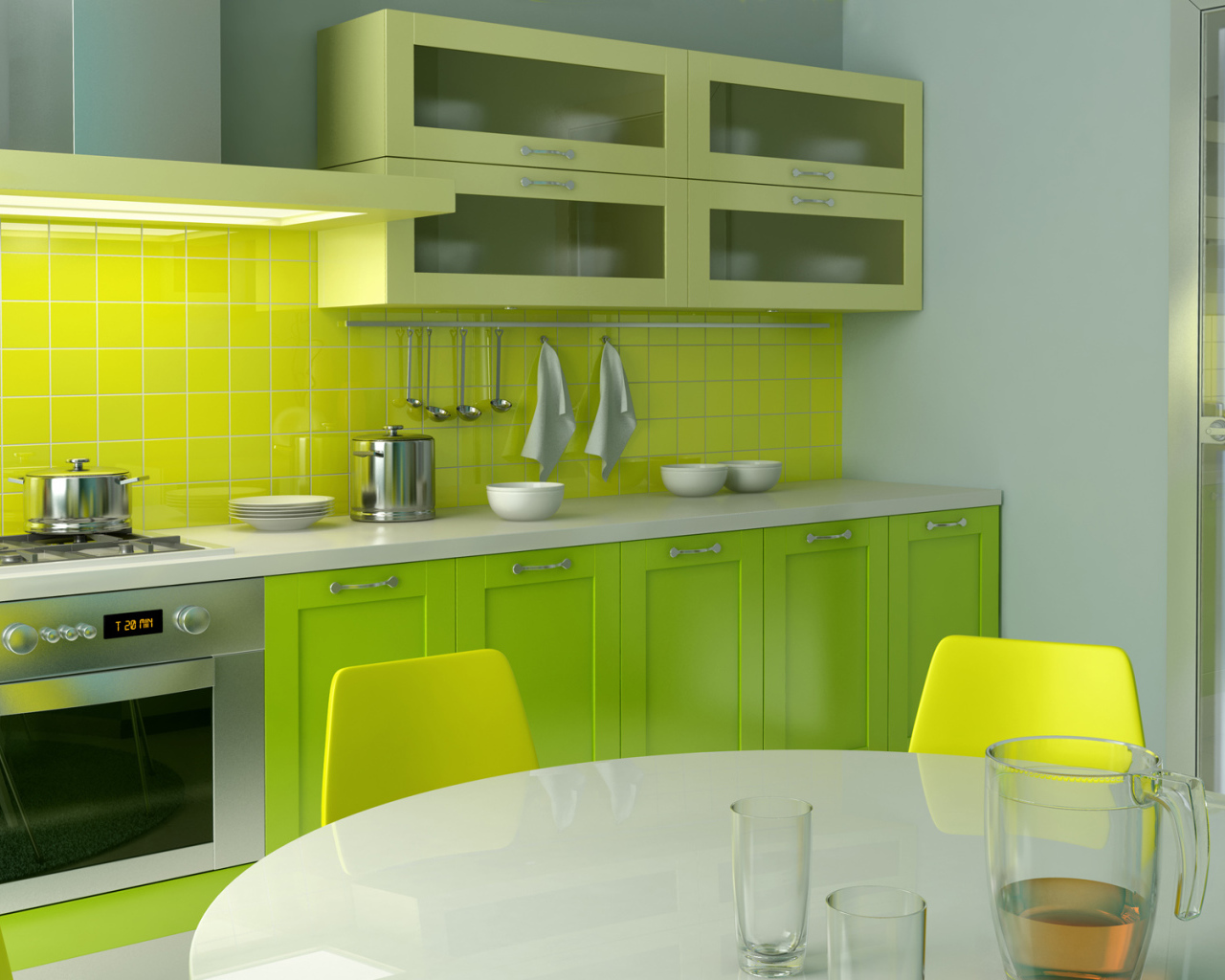Кухня в стиле Лимон