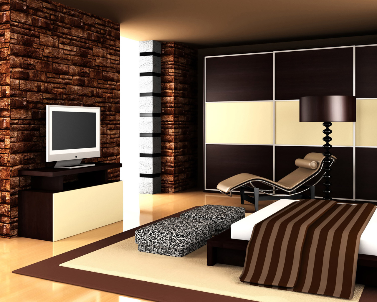 Современная спальня