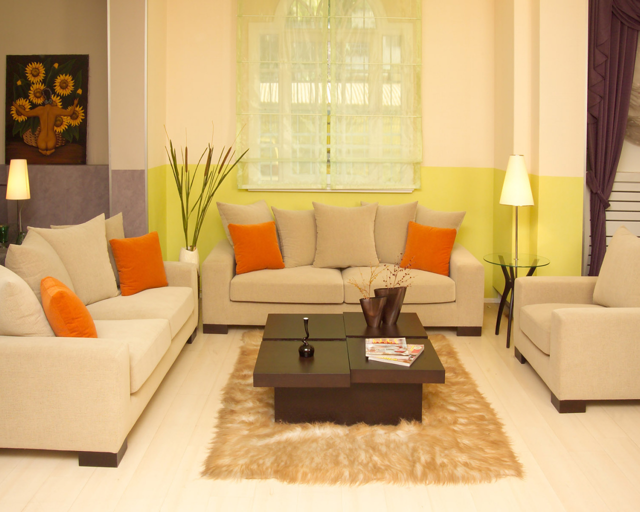 Приятная гостиная