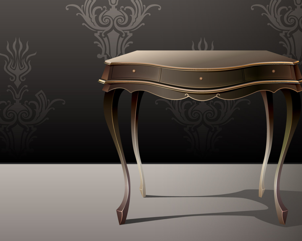 Деревянный столик