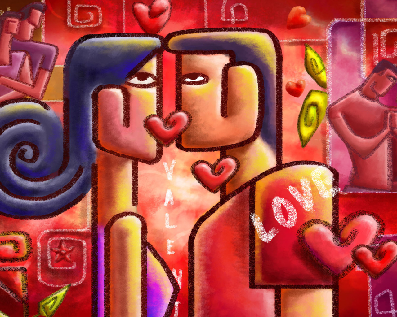 Жаркий поцелуй