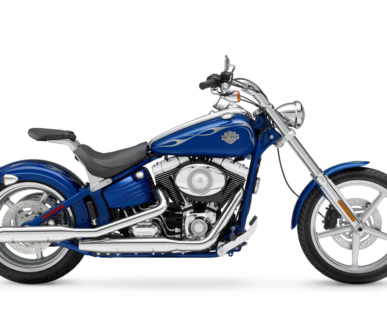 Harley Davidson голубой