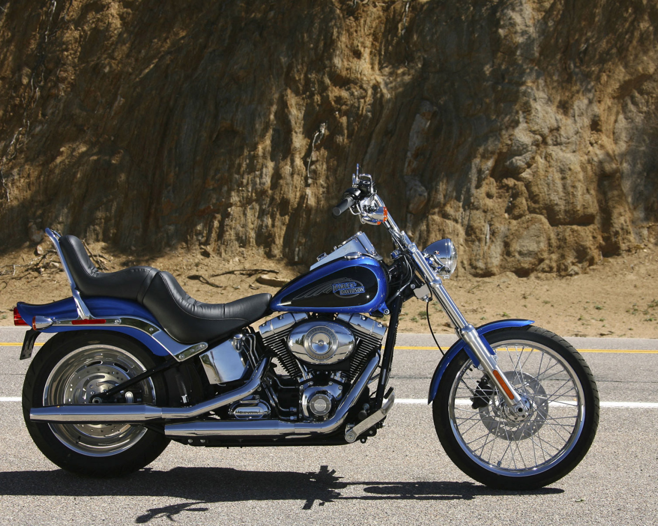 Harley Davidson в горах