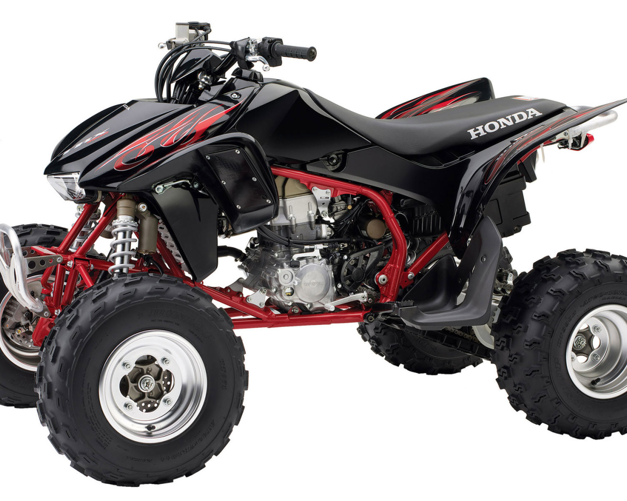 Черный Байк Хонда квадроцикл
