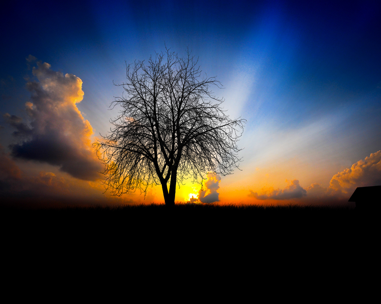 На закате дня