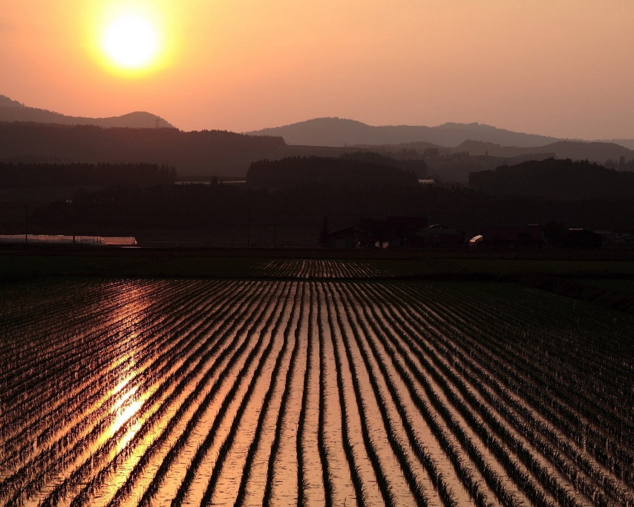 Невероятно красивый закат