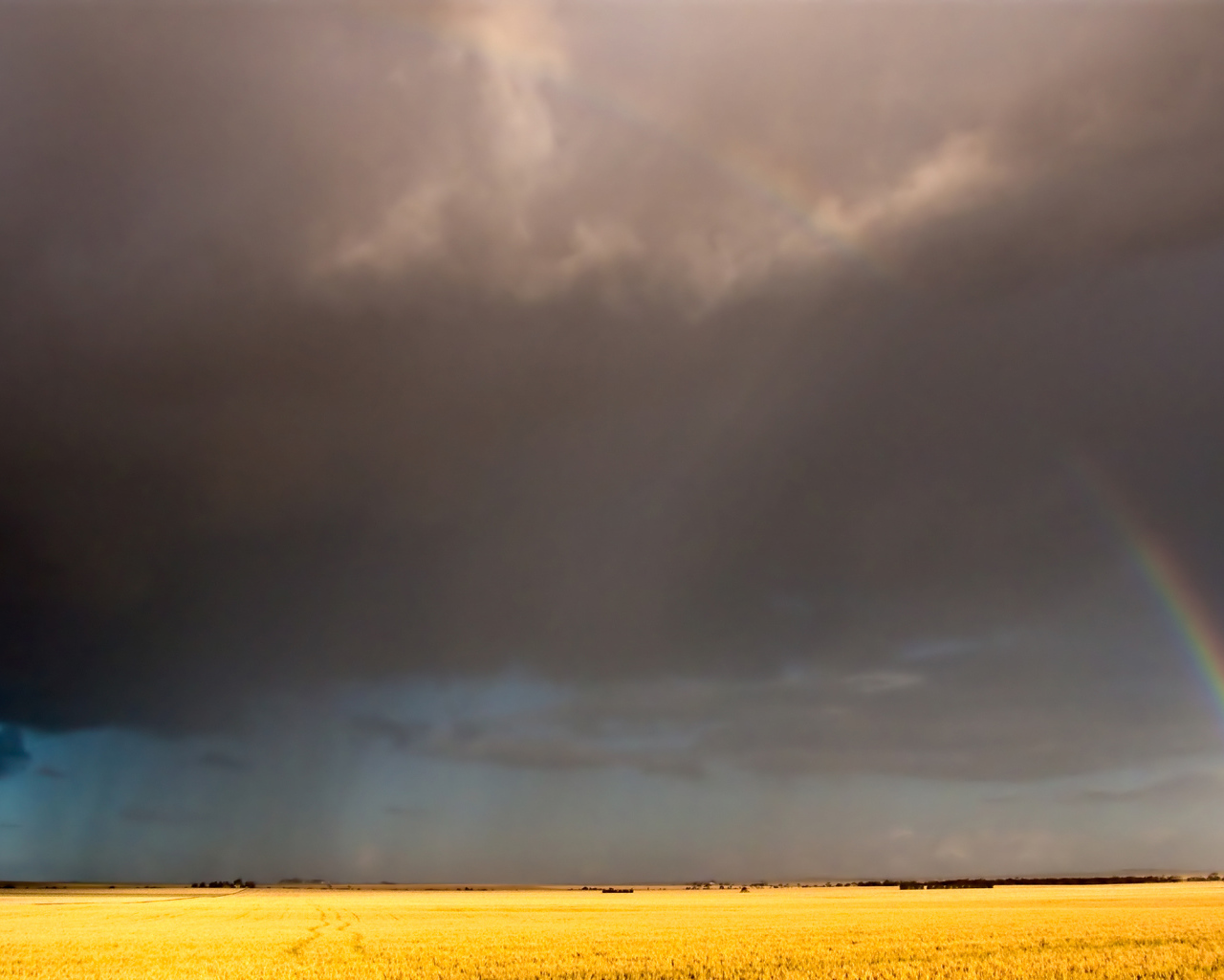 Радуга после дождя