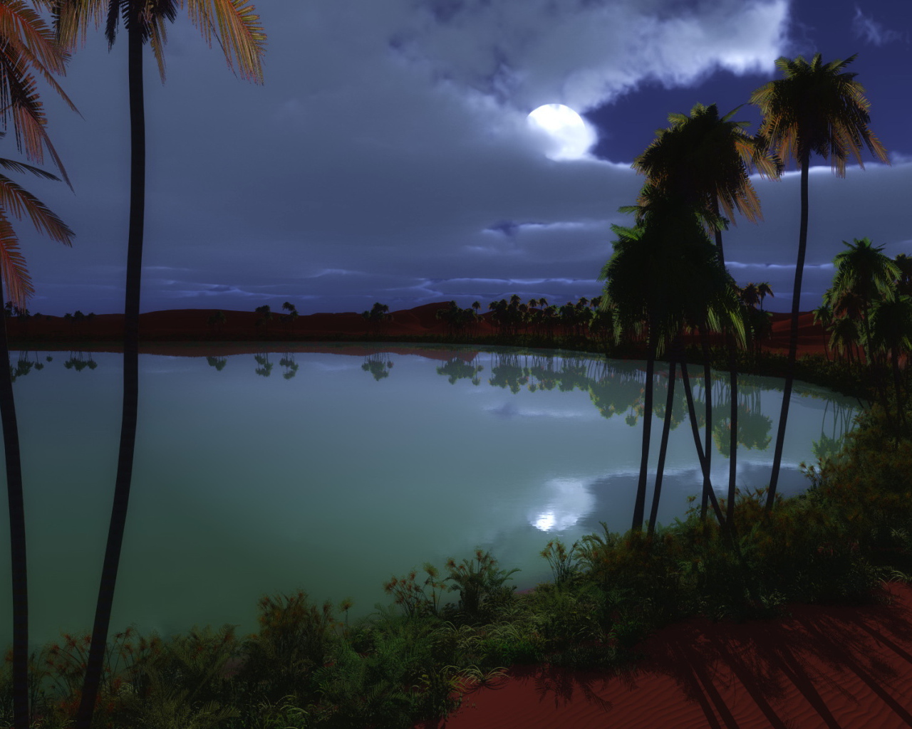 Пустынный оазис