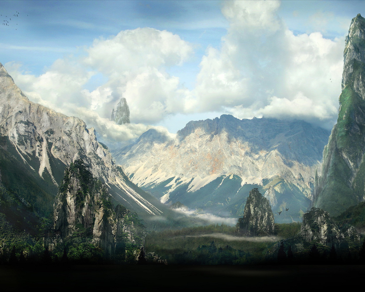 Гигантские скалы