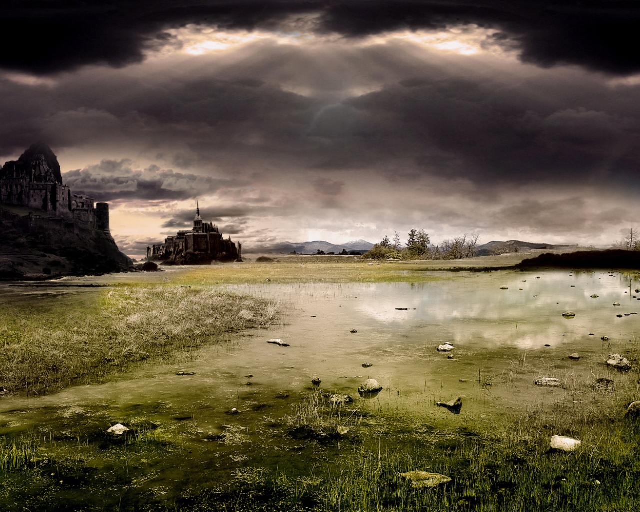 Болото у замка