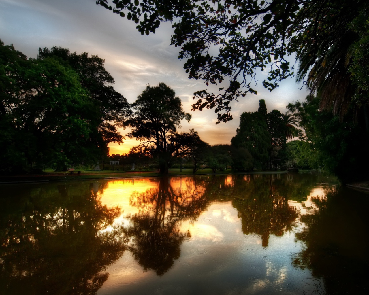 Парковое озеро