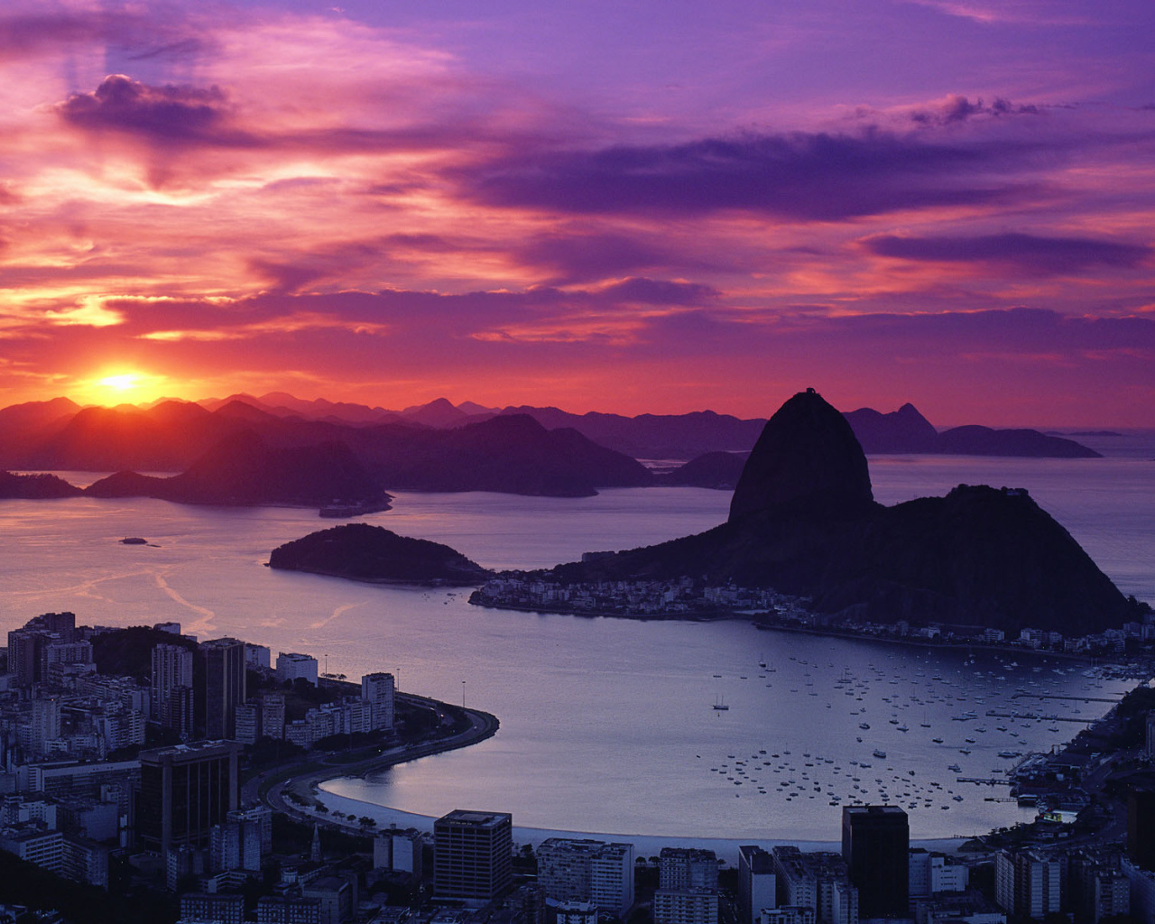 Закат в Бразилии