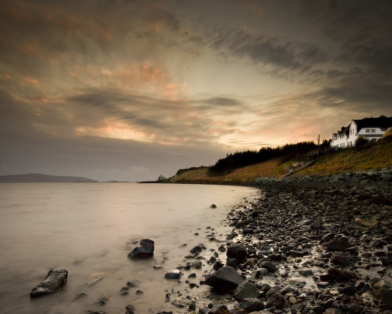 Вечером на закате