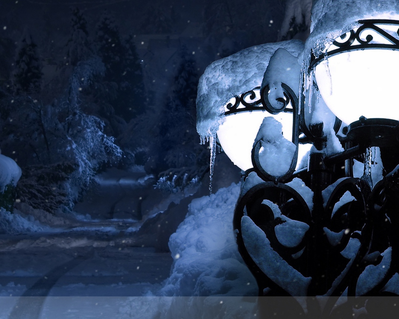 Новогодние фонари