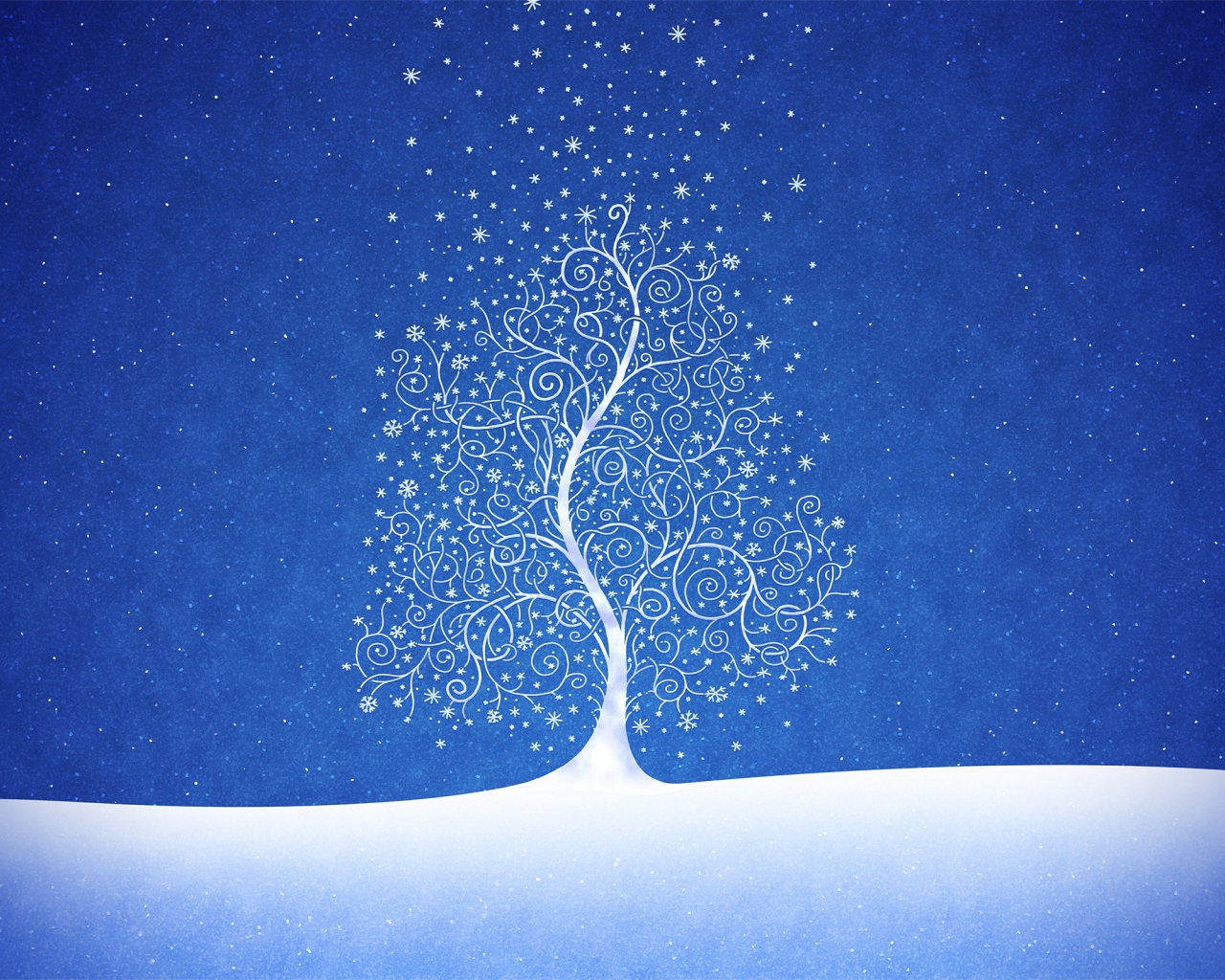 Снег Новый Год Елка