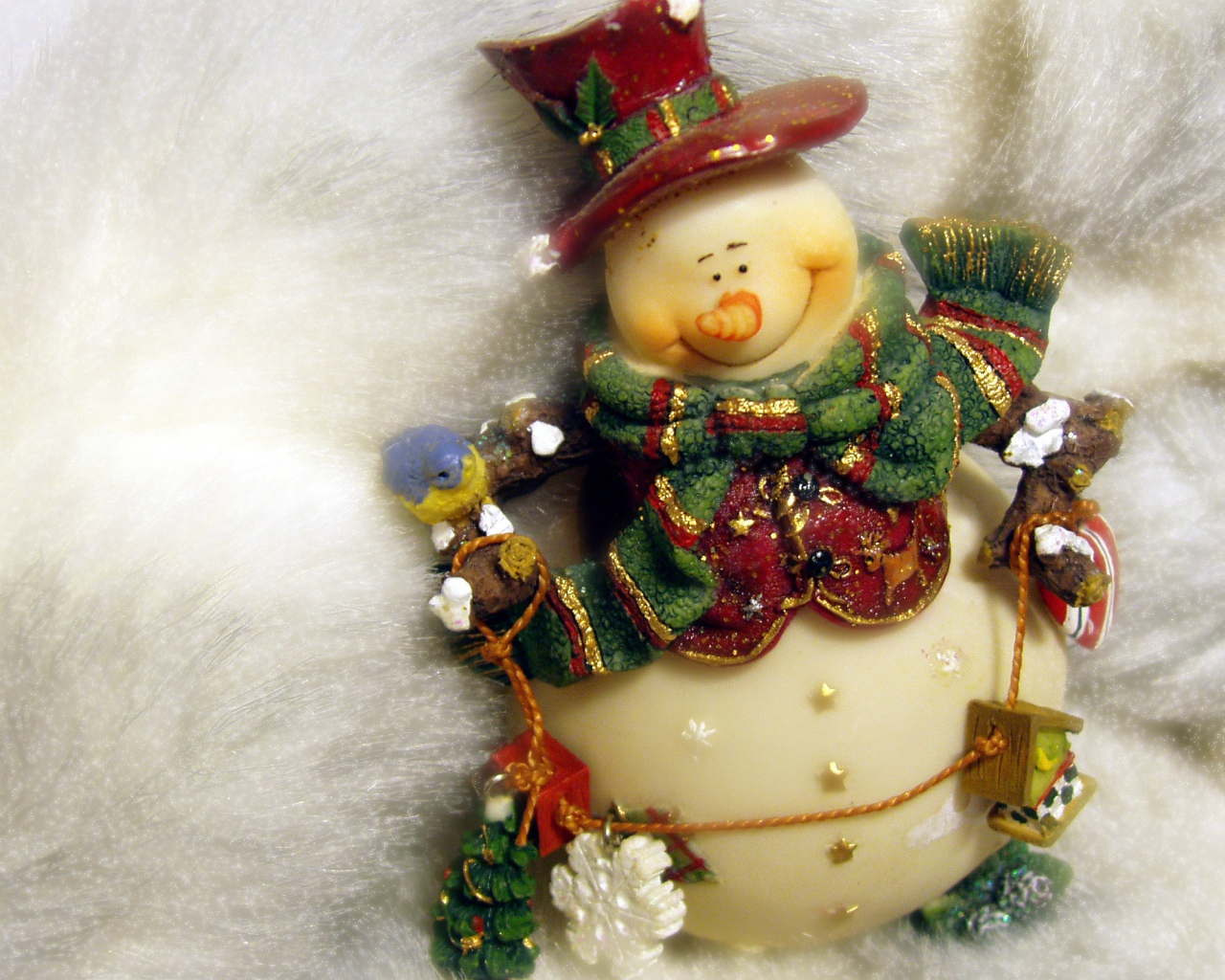 Снеговик на Новый Год