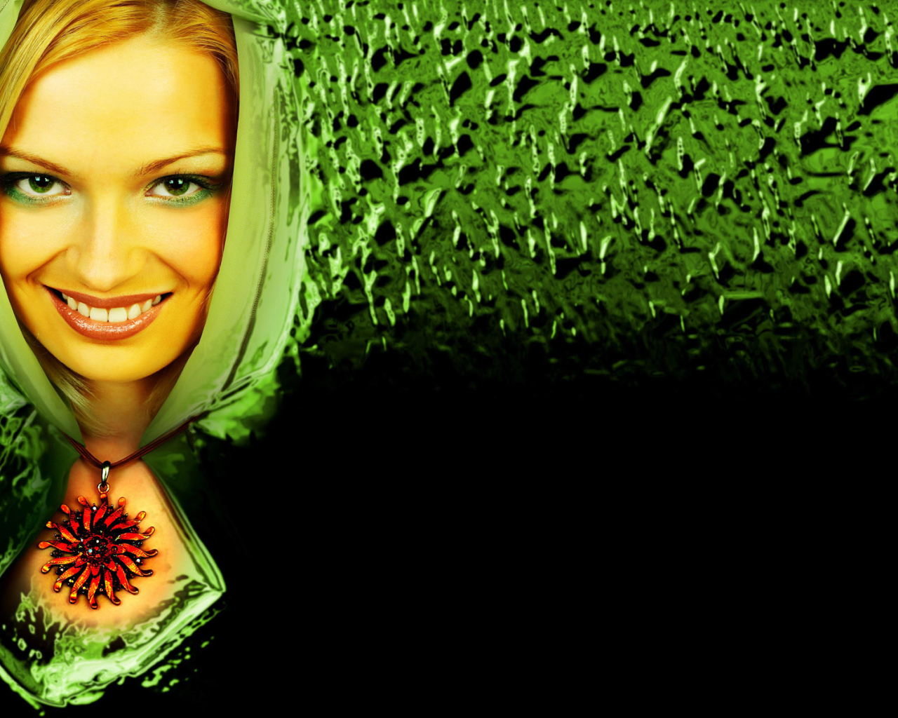 Зеленый хайр