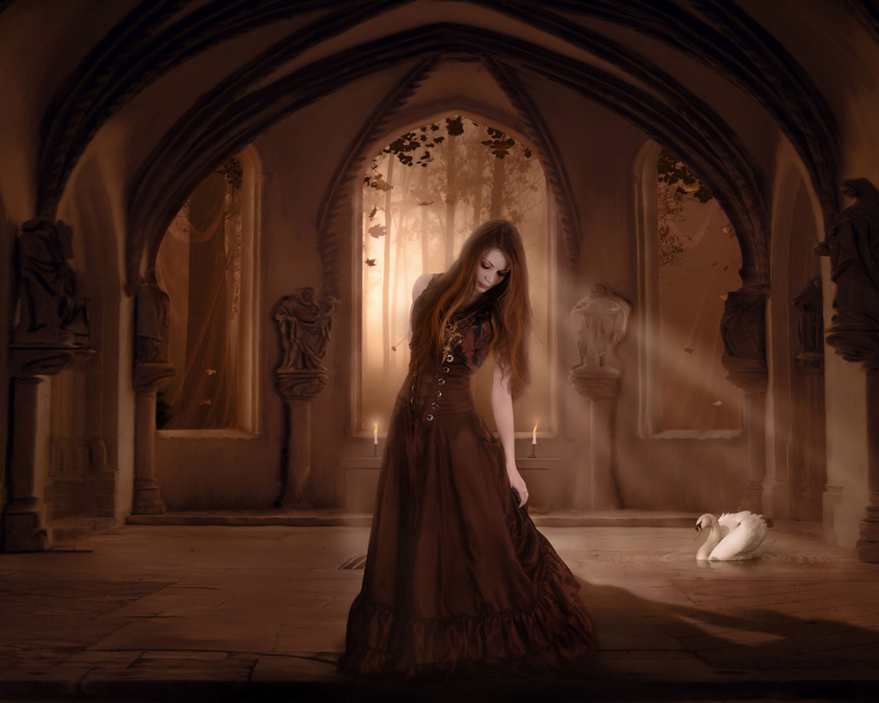 В сказочном замке