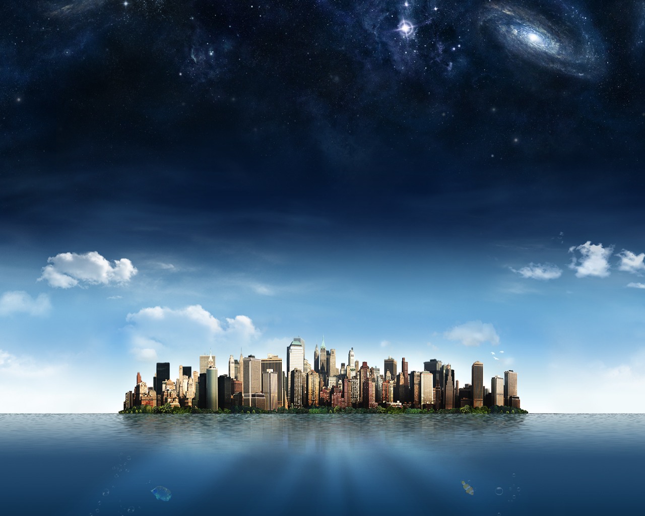 Остров город