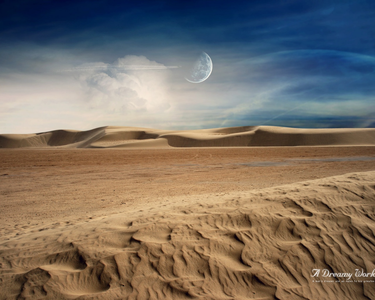 Луна в пустыне