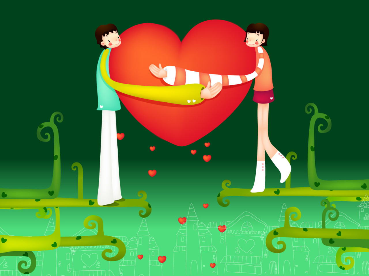 Любовь на День Св. Валентина