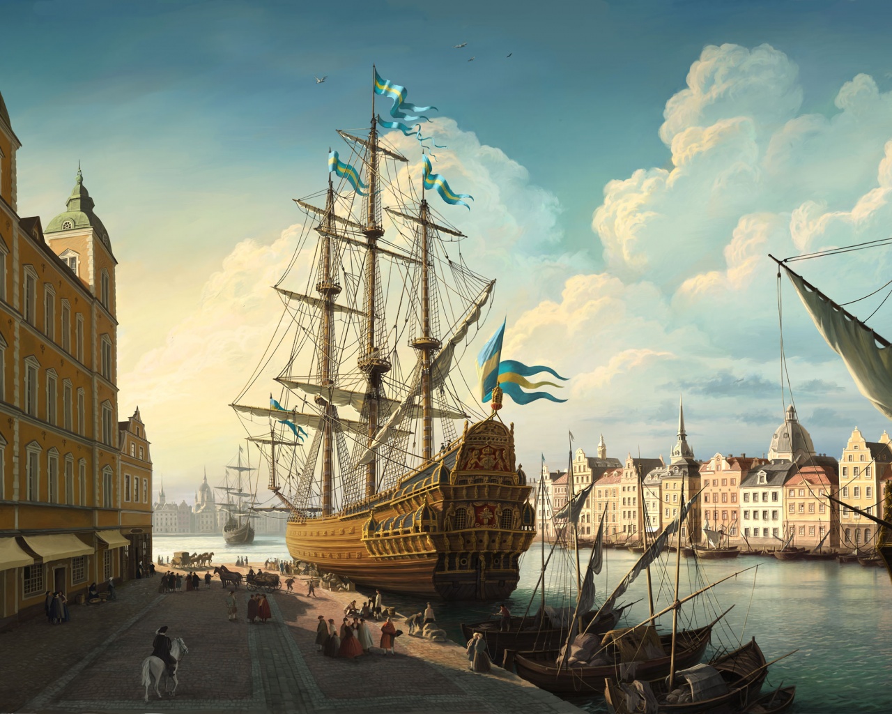 Корабль 18 века