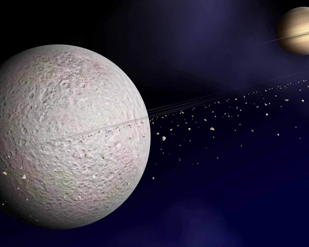 Осколки планеты