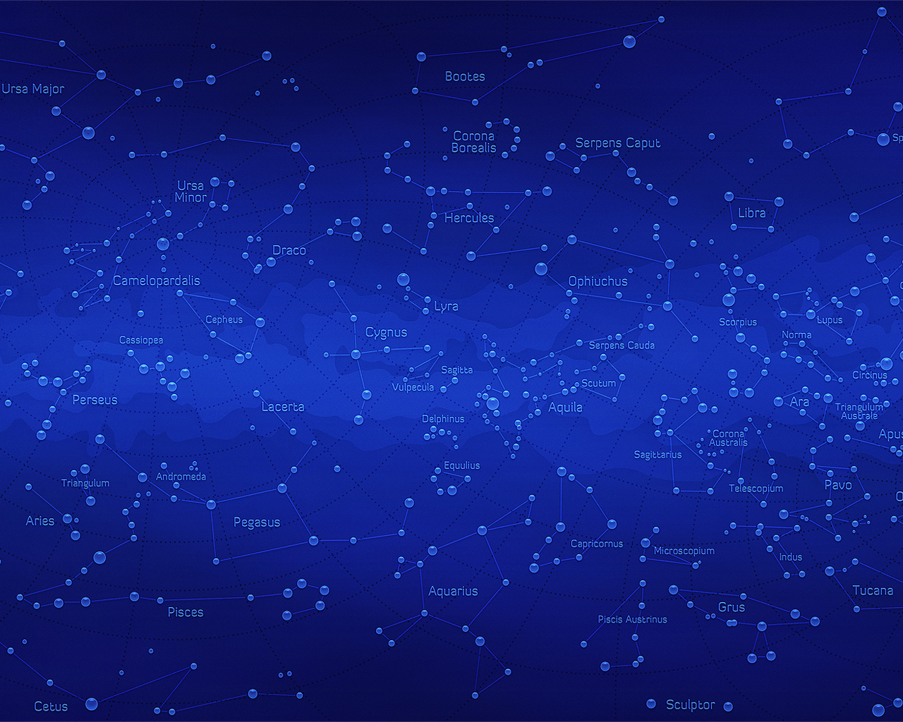 Карта звездного неба