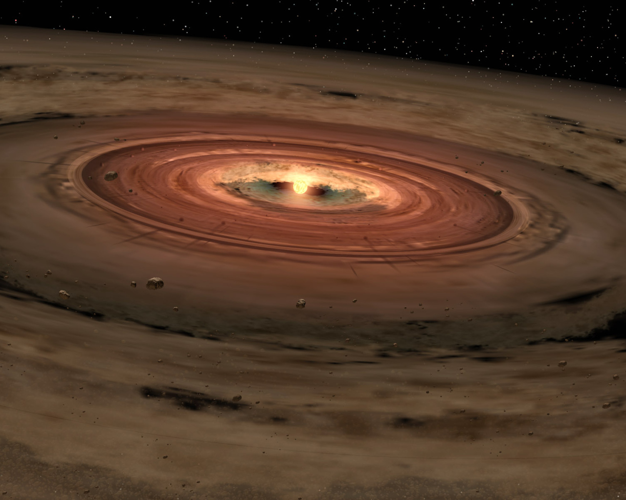 Зарождение новой звезды