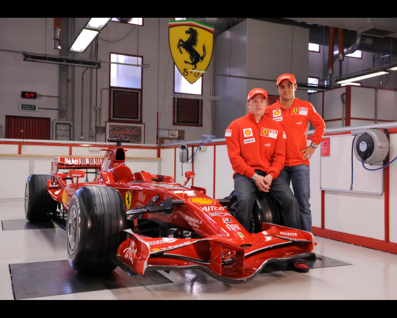 Кими и феррари ф1