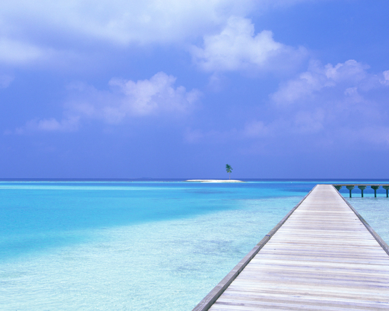 Голубая вода Мальдивы