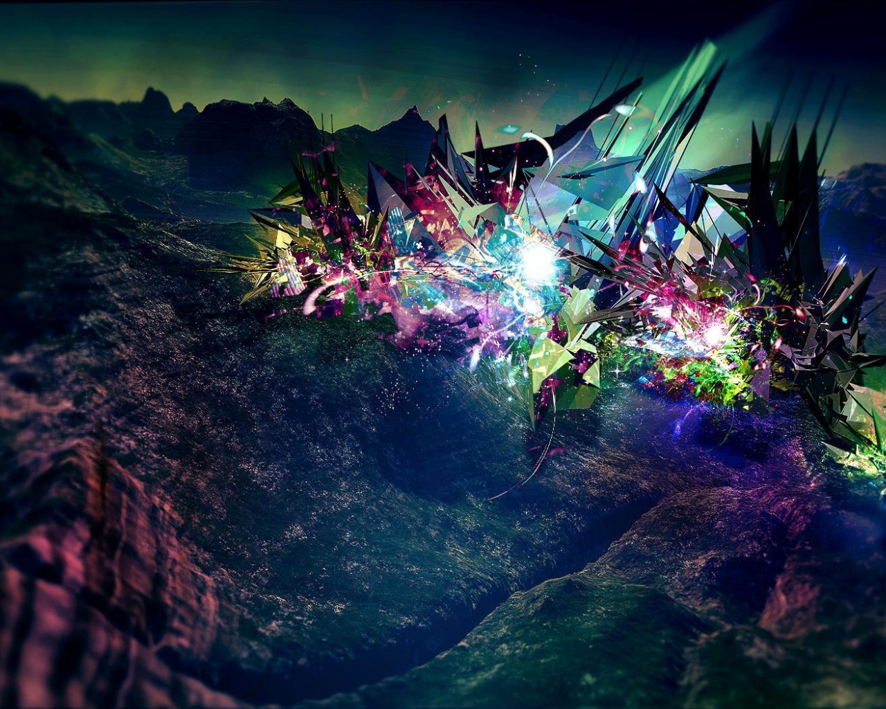 Абстракция в горах