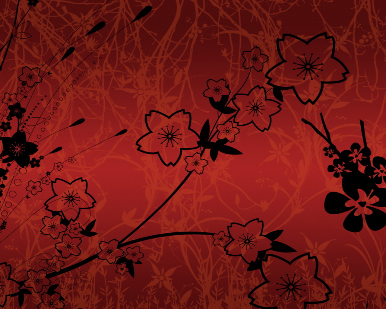 Черные цветы