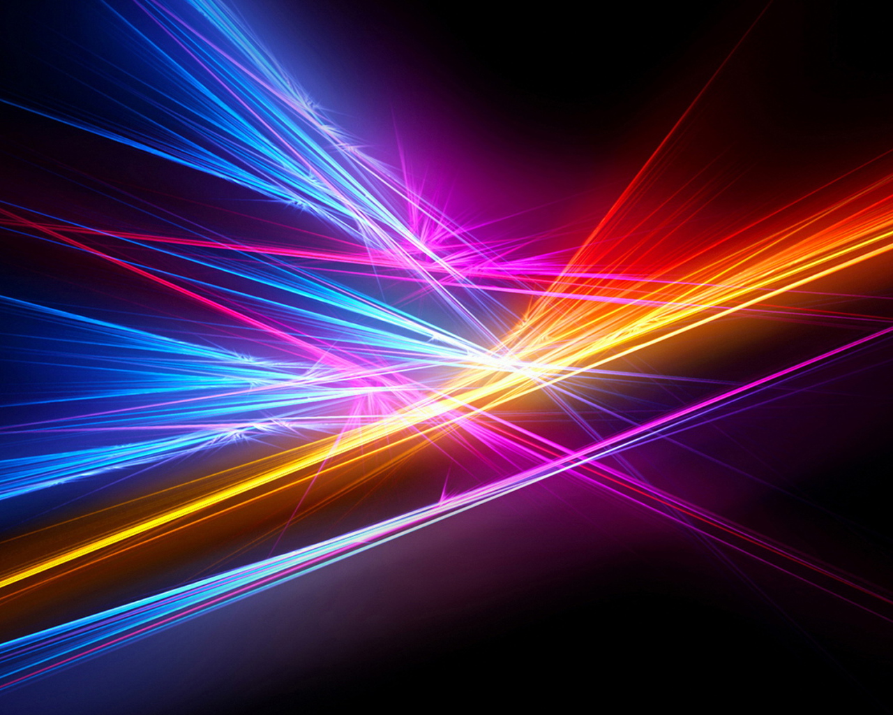 Разноцветные лучи