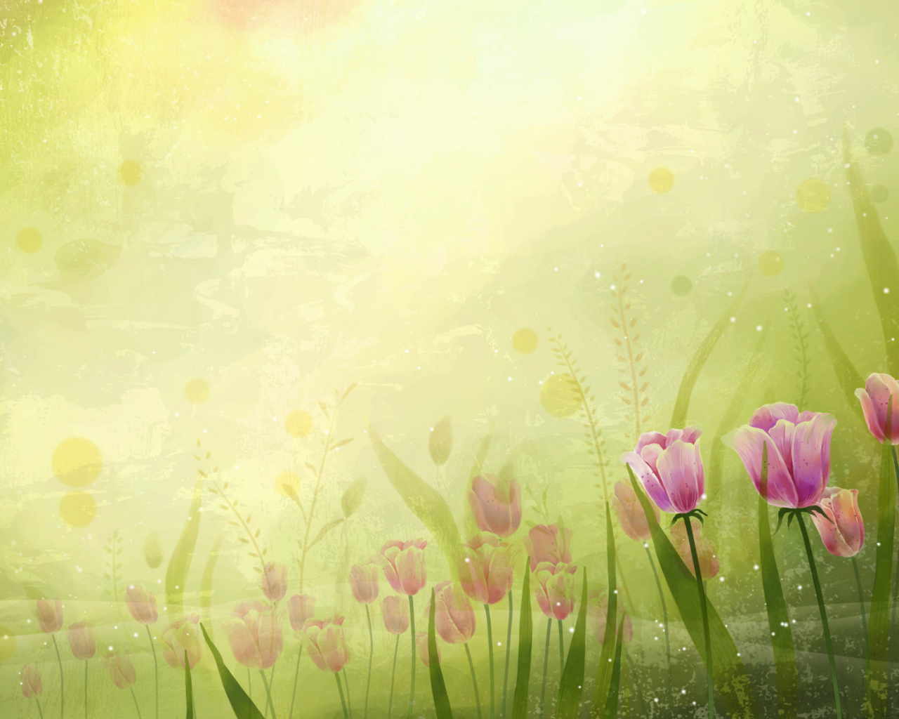 Поле цветов