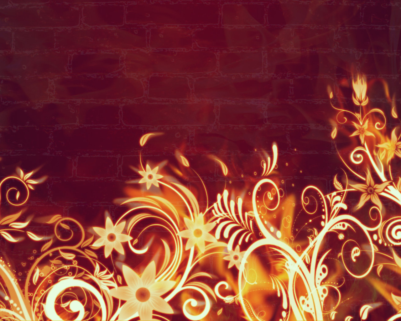 Огненные цветы