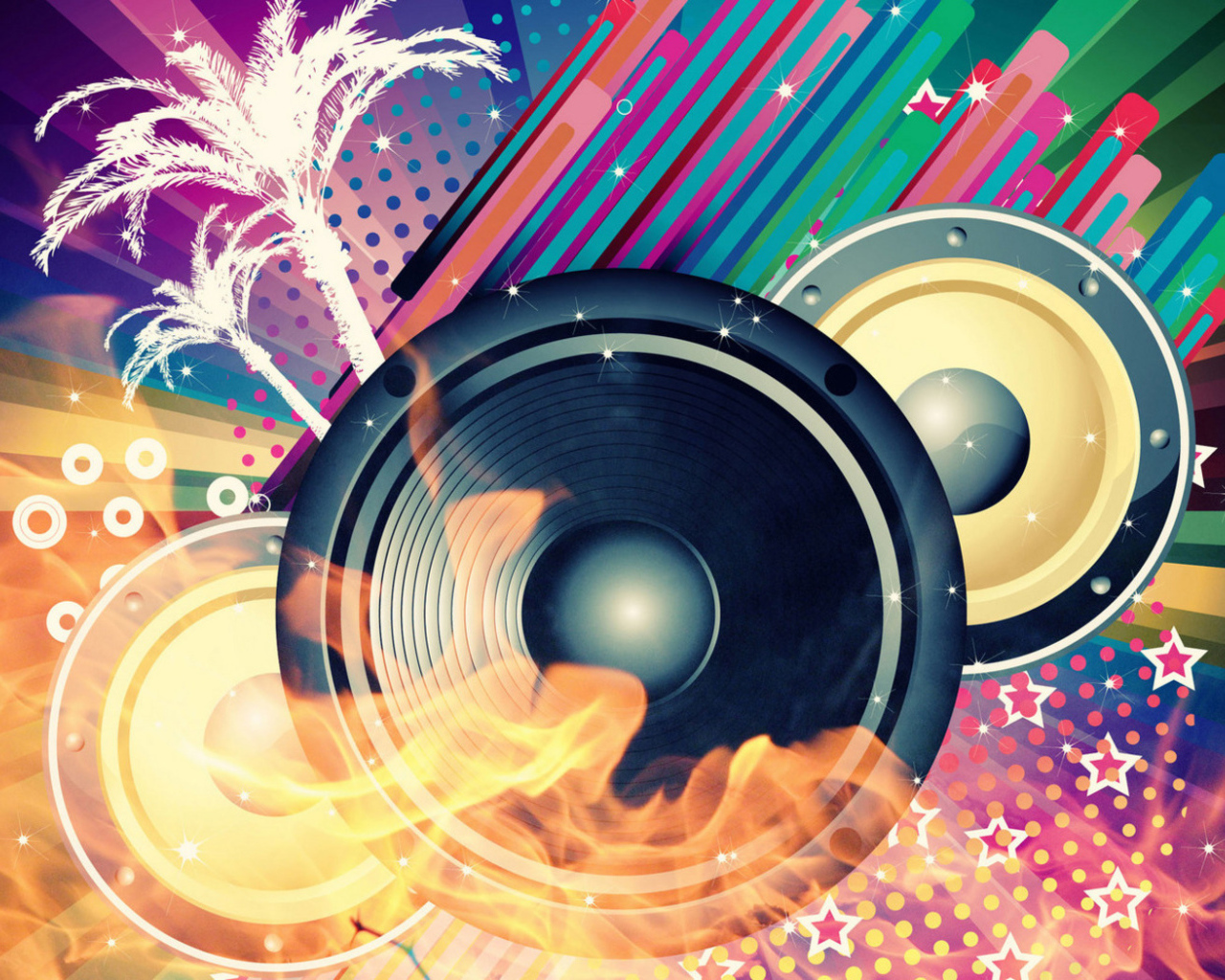 Жаркий звук динамиков