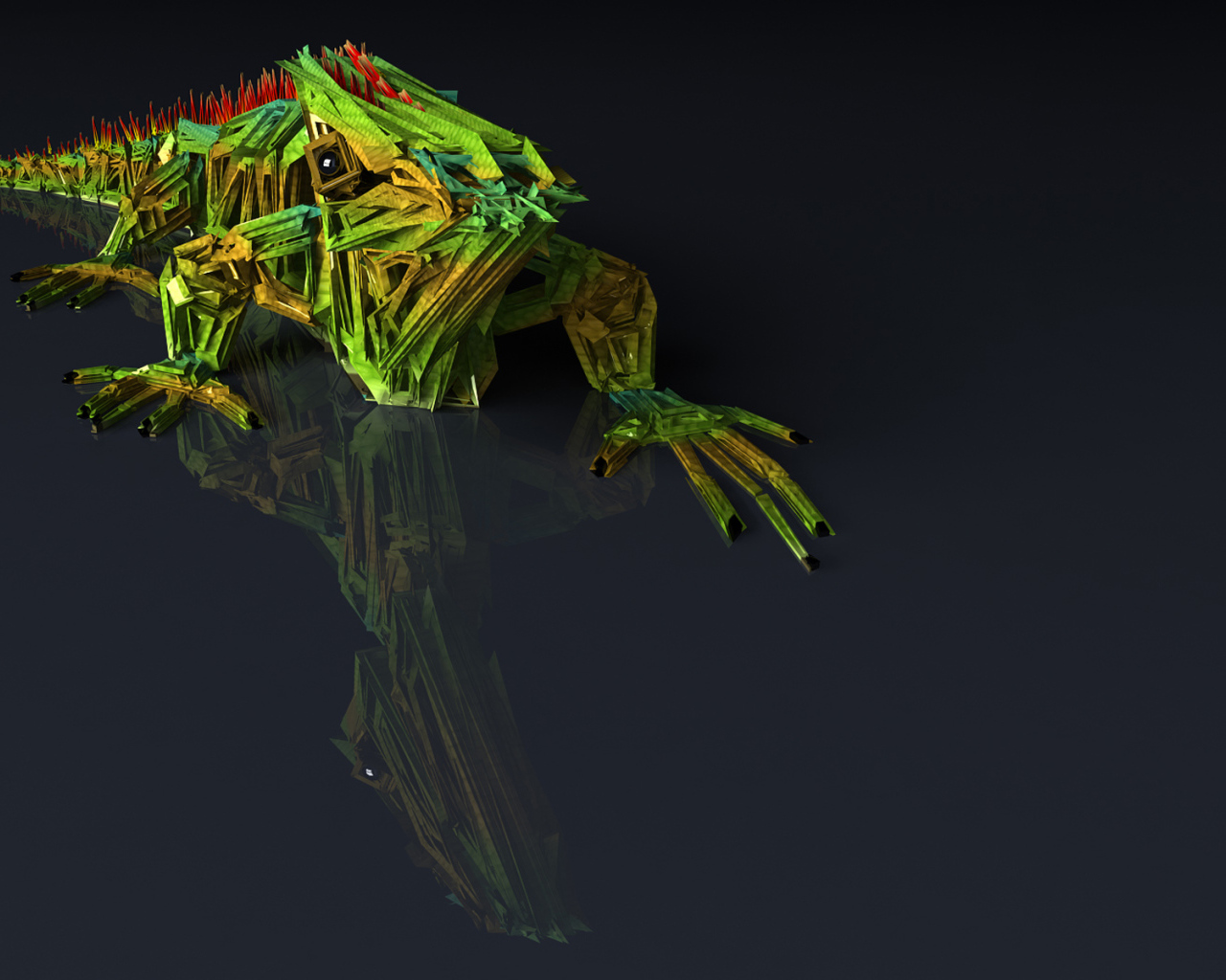 Ящерица хамелион