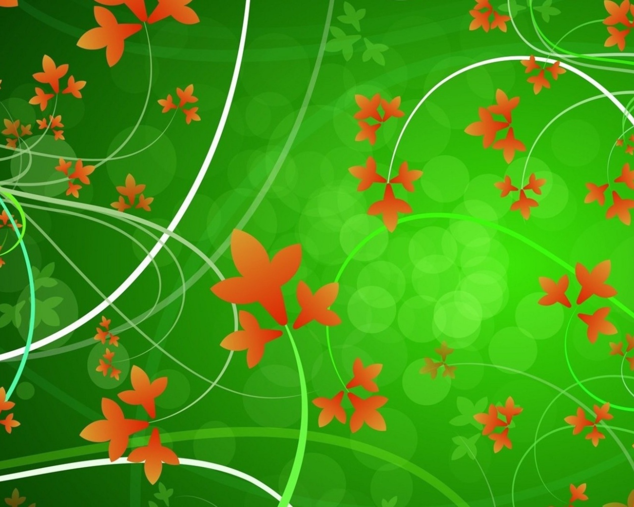 Оранжевые цветы